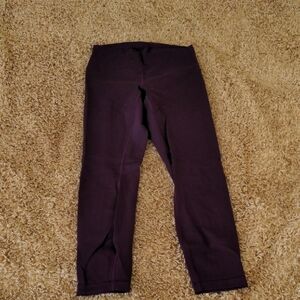 Elegant Maroon Lululemon Athletica Leggings